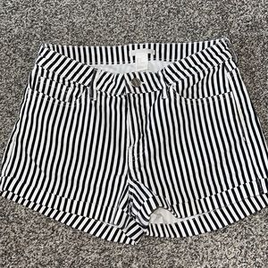 H&M striped shorts